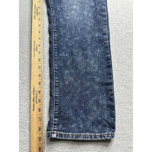 Izod Jeans Mens 36x32 Blue Straight Fit Denim Classic Button Fly Vintage Style - Picture 13 of 14